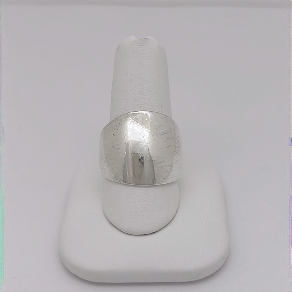 Sterling Silver Large Dome Ring